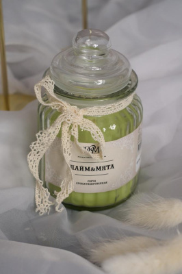Свеча  Лайм и мята
